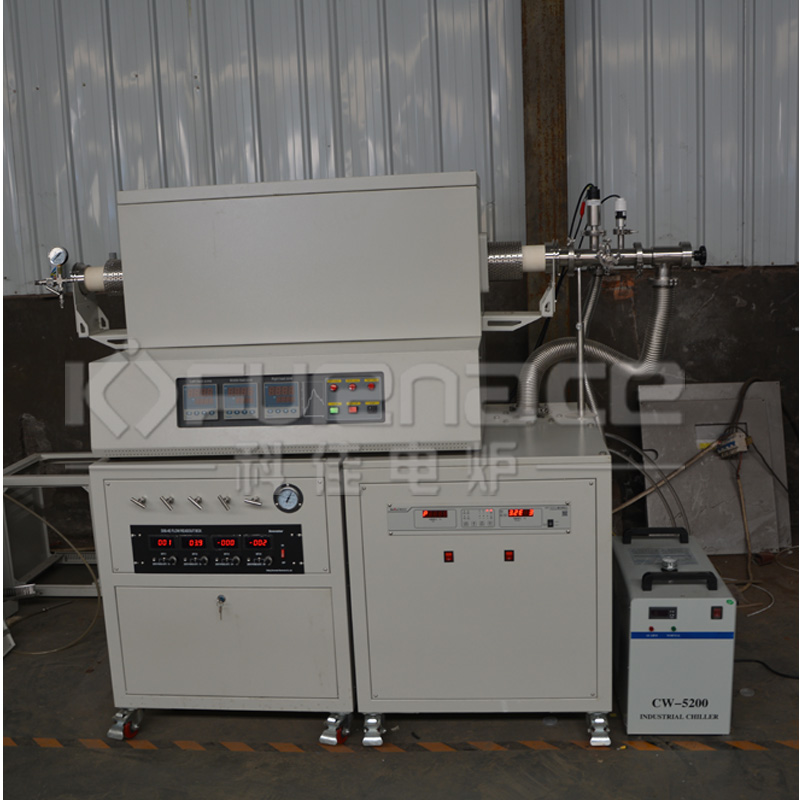 CVD炉也可以做成多温区多气路，满足不同工艺需求