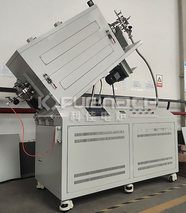 可旋转可倾斜的氮气旋转管式炉