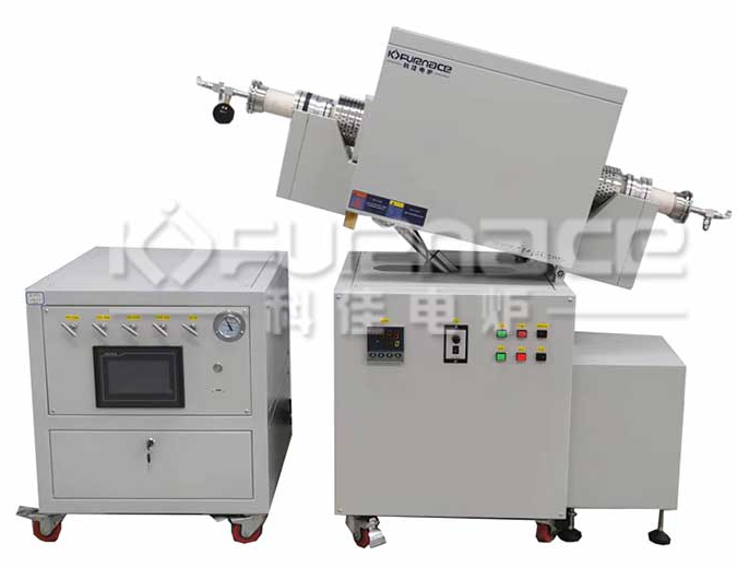 可旋转倾斜的多气路通道管式炉