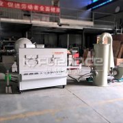 德国客户定制的进出料旋转管式炉